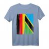 Deutschland Tansania Flaggen T-Shirt für doppelte Staatsbürgerschaft, Integration & Toleranz – Perfektes Geschenk zu Geburtstag & Weihnachten