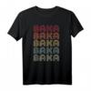 Baka Retro Anime Geschenk Herren Damen Vintage T-Shirt - Klassisch geschnitten, perfekt für Anime-Fans und Manga-Liebhaber