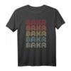 Baka Retro Anime Geschenk Herren Damen Vintage T-Shirt - Klassisch geschnitten, perfekt für Anime-Fans und Manga-Liebhaber