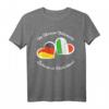 Deutschland Italien Shirt für Frauen - Geschenk für Heimatliebe, Italienisch T-Shirt, Perfekt zum Geburtstag oder für Zuhause