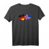 Deutschland Island Herz Flagge T-Shirt – Liebe, Freundschaft & Kulturelle Verbundenheit als Geschenk für Valentinstag, Weihnachten & Geburtstag