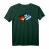 Deutschland Griechenland Herz Flagge T-Shirt - Liebe, Freundschaft & Kulturelle Geschenke für Deutschland und Griechenland Liebhaber