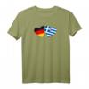 Deutschland Griechenland Herz Flagge T-Shirt - Liebe, Freundschaft & Kulturelle Geschenke für Deutschland und Griechenland Liebhaber