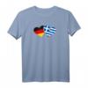Deutschland Griechenland Herz Flagge T-Shirt - Liebe, Freundschaft & Kulturelle Geschenke für Deutschland und Griechenland Liebhaber