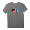 Deutschland Griechenland Herz Flagge T-Shirt - Liebe, Freundschaft & Kulturelle Geschenke für Deutschland und Griechenland Liebhaber