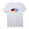 Deutschland Griechenland Herz Flagge T-Shirt - Liebe, Freundschaft & Kulturelle Geschenke für Deutschland und Griechenland Liebhaber