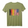 Deutschland und USA Flaggen T-Shirt – Doppelte Staatsbürgerschaft, Reiseliebe & Multikulturelles Design