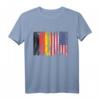 Deutschland und USA Flaggen T-Shirt – Doppelte Staatsbürgerschaft, Reiseliebe & Multikulturelles Design