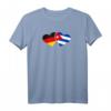 Deutschland Kuba Liebe Herz T-Shirt – Das perfekte Geschenk für Freunde, Partner & Familie zu Valentinstag, Weihnachten, Geburtstag
