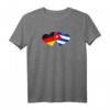 Deutschland Kuba Liebe Herz T-Shirt – Das perfekte Geschenk für Freunde, Partner & Familie zu Valentinstag, Weihnachten, Geburtstag