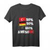 Türkisch Deutschtürke Türkiye Deutschland Türkei T-Shirt – Stolz auf doppelte Herkunft & Heimatverbundenheit