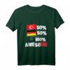 Türkisch Deutschtürke Türkiye Deutschland Türkei T-Shirt – Stolz auf doppelte Herkunft & Heimatverbundenheit