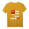Türkisch Deutschtürke Türkiye Deutschland Türkei T-Shirt – Stolz auf doppelte Herkunft & Heimatverbundenheit
