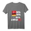 Türkisch Deutschtürke Türkiye Deutschland Türkei T-Shirt – Stolz auf doppelte Herkunft & Heimatverbundenheit