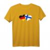 Deutschland Finnland Liebes T-Shirt mit Herz und Flagge – Perfektes Geschenk für Freunde, Partner & Familie zu Valentinstag, Weihnachten & Geburtstagen