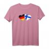 Deutschland Finnland Liebes T-Shirt mit Herz und Flagge – Perfektes Geschenk für Freunde, Partner & Familie zu Valentinstag, Weihnachten & Geburtstagen