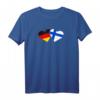 Deutschland Finnland Liebes T-Shirt mit Herz und Flagge – Perfektes Geschenk für Freunde, Partner & Familie zu Valentinstag, Weihnachten & Geburtstagen
