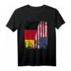 USA Deutschland Flagge T-Shirt | Damen, Herren & Kinder - Patriotische Kleidung mit US- und Deutschland-Flagge