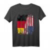 USA Deutschland Flagge T-Shirt | Damen, Herren & Kinder - Patriotische Kleidung mit US- und Deutschland-Flagge