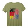 USA Deutschland Flagge T-Shirt | Damen, Herren & Kinder - Patriotische Kleidung mit US- und Deutschland-Flagge