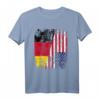 USA Deutschland Flagge T-Shirt | Damen, Herren & Kinder - Patriotische Kleidung mit US- und Deutschland-Flagge