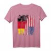 USA Deutschland Flagge T-Shirt | Damen, Herren & Kinder - Patriotische Kleidung mit US- und Deutschland-Flagge