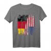 USA Deutschland Flagge T-Shirt | Damen, Herren & Kinder - Patriotische Kleidung mit US- und Deutschland-Flagge