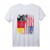 USA Deutschland Flagge T-Shirt | Damen, Herren & Kinder - Patriotische Kleidung mit US- und Deutschland-Flagge