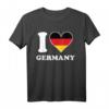 I Love Germany Deutschland Flagge Herz T-Shirt – Zeige deinen nationalen Stolz mit Stil