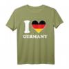 I Love Germany Deutschland Flagge Herz T-Shirt – Zeige deinen nationalen Stolz mit Stil