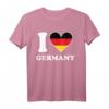 I Love Germany Deutschland Flagge Herz T-Shirt – Zeige deinen nationalen Stolz mit Stil