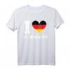 I Love Germany Deutschland Flagge Herz T-Shirt – Zeige deinen nationalen Stolz mit Stil