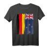 Deutschland Neuseeland Flaggen T-Shirt - Für Doppelstaatsbürgerschaft, Integration & Toleranz zum Geburtstag oder Weihnachten