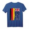 Deutschland Neuseeland Flaggen T-Shirt - Für Doppelstaatsbürgerschaft, Integration & Toleranz zum Geburtstag oder Weihnachten