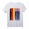 Deutschland Neuseeland Flaggen T-Shirt - Für Doppelstaatsbürgerschaft, Integration & Toleranz zum Geburtstag oder Weihnachten