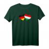 Deutschland Ungarn Herz Flagge T-Shirt – Liebe, Freundschaft & Kulturliebe Geschenk für Partner, Freunde & Familie