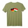 Deutschland Ungarn Herz Flagge T-Shirt – Liebe, Freundschaft & Kulturliebe Geschenk für Partner, Freunde & Familie