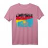 Kasachstan Deutschland Flagge T-Shirt für Damen, Herren & Kinder | Nationalflaggen-Shirt
