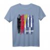 GRIECHENLAND DEUTSCHLAND Flagge T-Shirt für Damen, Herren & Kinder – Klassisch geschnitten, perfekt für patriotische Anlässe