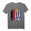 GRIECHENLAND DEUTSCHLAND Flagge T-Shirt für Damen, Herren & Kinder – Klassisch geschnitten, perfekt für patriotische Anlässe
