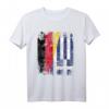 GRIECHENLAND DEUTSCHLAND Flagge T-Shirt für Damen, Herren & Kinder – Klassisch geschnitten, perfekt für patriotische Anlässe