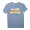 Mein Mainz Skyline Deutschland Heimat Stadt Souvenir T-Shirt - Stolzes Mainz T-Shirt als Geschenk zum Geburtstag, Weihnachten oder für den Urlaub