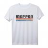 Vintage 1980er Stil Meppen Deutschland T-Shirt – Retro Souvenir & Geschenk für Fans und Freunde