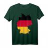 Deutschland Landkarte T-Shirt mit Flagge – Patriotisches Design für Deutschland-Liebhaber und Touristen
