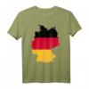 Deutschland Landkarte T-Shirt mit Flagge – Patriotisches Design für Deutschland-Liebhaber und Touristen