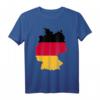 Deutschland Landkarte T-Shirt mit Flagge – Patriotisches Design für Deutschland-Liebhaber und Touristen