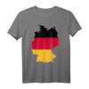 Deutschland Landkarte T-Shirt mit Flagge – Patriotisches Design für Deutschland-Liebhaber und Touristen