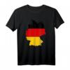 Deutschland Karte mit Flagge T-Shirt – Klassisch geschnitten, perfekt für Deutsche, Touristen und Heimatverbundene
