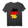 Deutschland Karte mit Flagge T-Shirt – Klassisch geschnitten, perfekt für Deutsche, Touristen und Heimatverbundene
