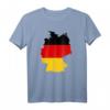 Deutschland Karte mit Flagge T-Shirt – Klassisch geschnitten, perfekt für Deutsche, Touristen und Heimatverbundene